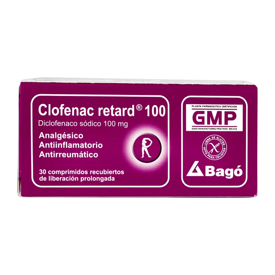 Clofenac Retard 100 mg diclofenaco Sódico