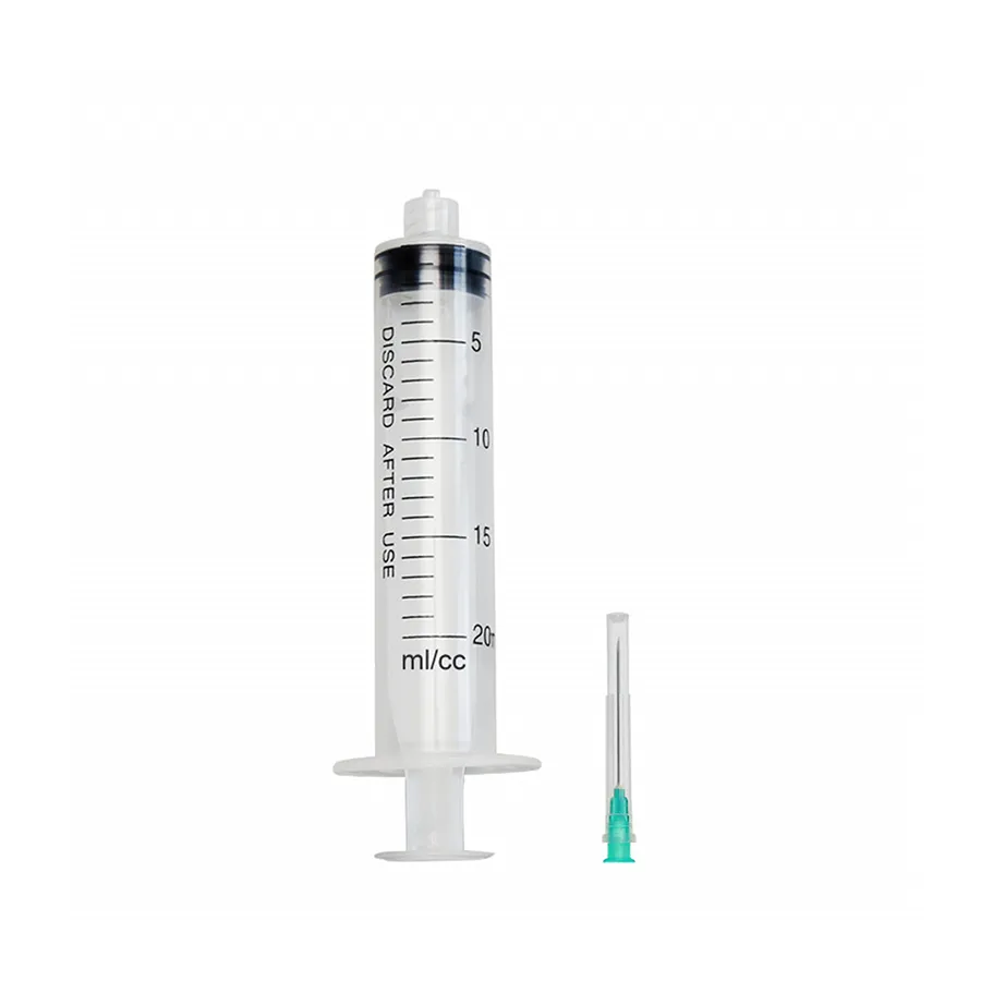 Jeringa Descartable 20Ml Con Aguja 21 x1.5 Nipro x Unidad