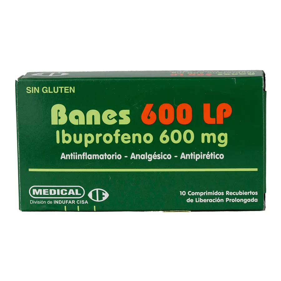 Banes 600 mg Lp x 1 Comp Ibuprofeno