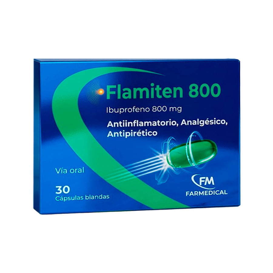 Flamiten 800 mg X 1 Cap. Blanda Ibuprofeno