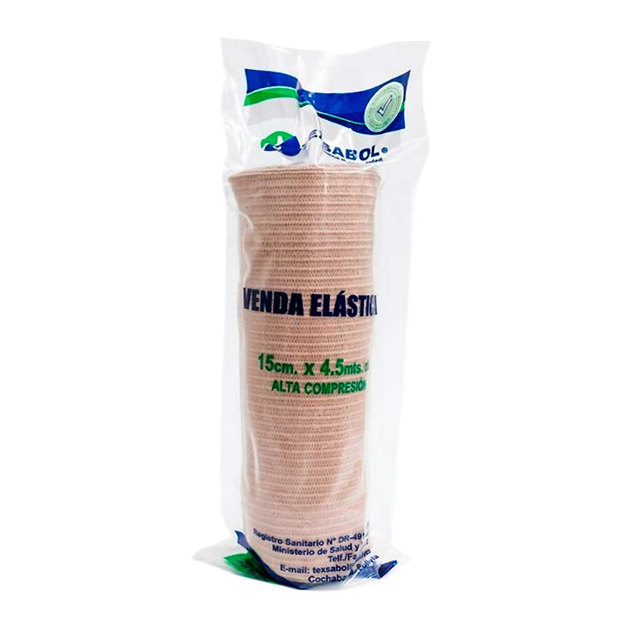 VENDA ELASTICA 15CM X12UNID.