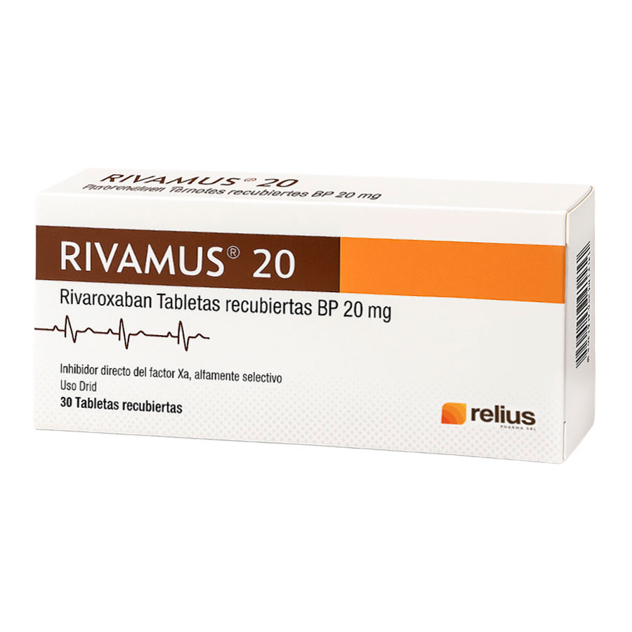 Rivamus 20 mg X 1 Tab. Rivaroxaban