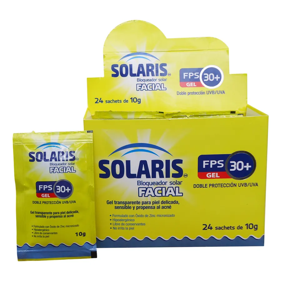 Protector solaris facial FPS 30+10 ml 1 Sachets