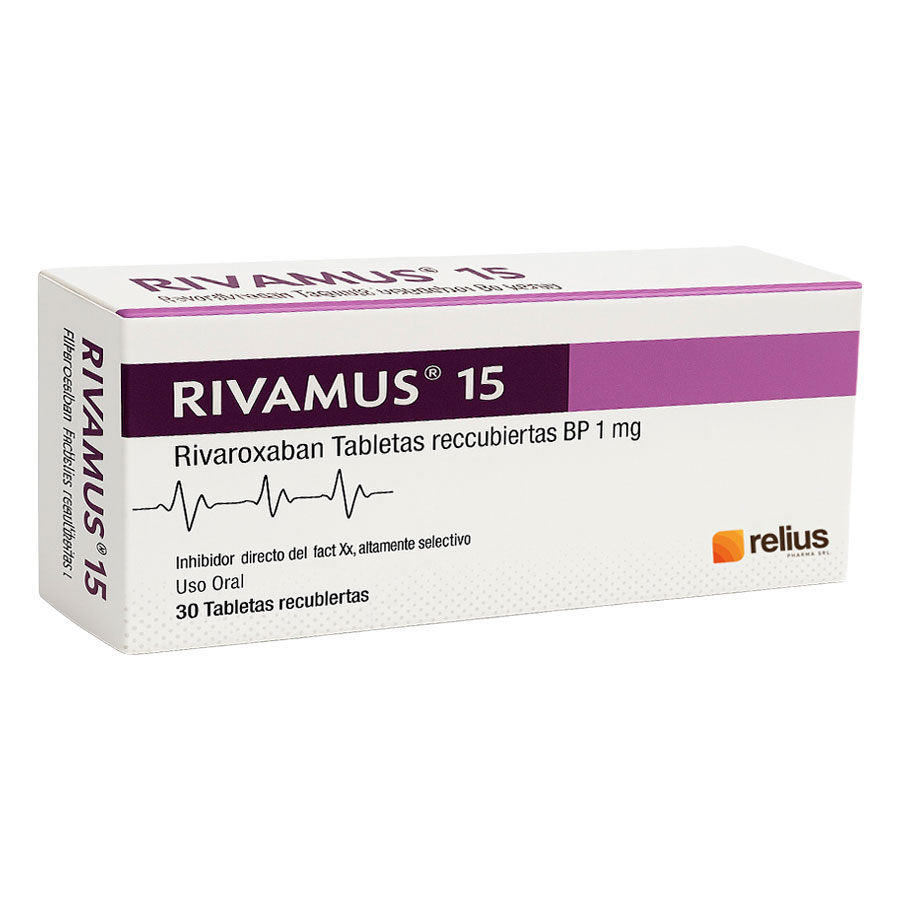 Rivamus 15 mg X 1 Tab. Rivaroxaban