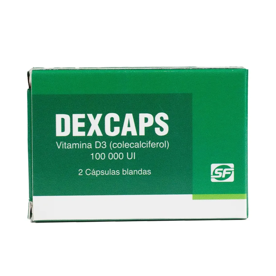Dexcaps x 1 capsulas blandas Vitamina D3 100000Ui