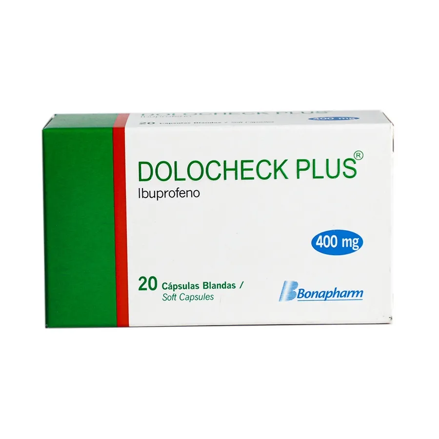 Dolocheck Plus 400 mg x 1 caps Ibuprofeno