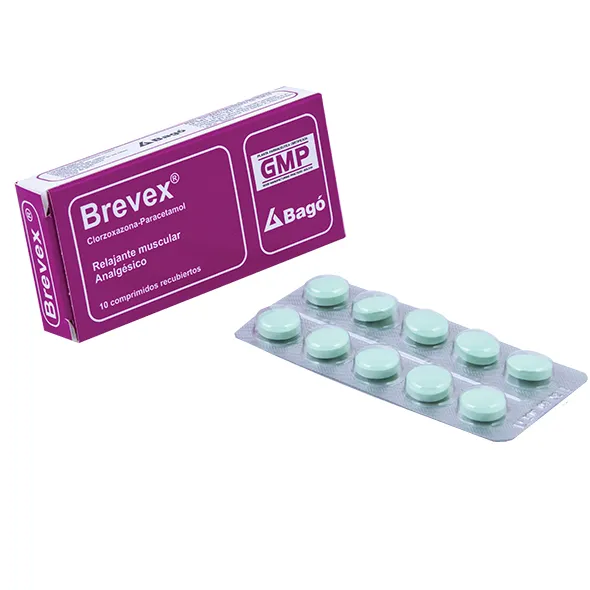 Brevex x 1 Comp Paracetamol Clorzoxazona