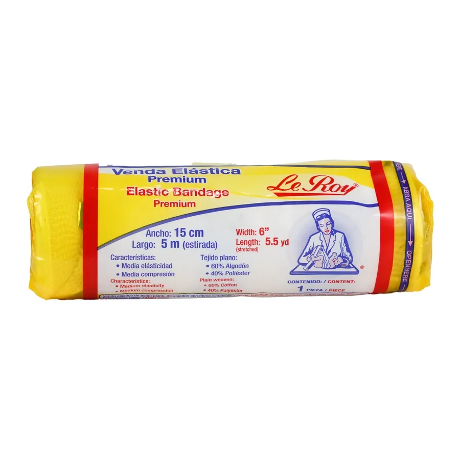 Venda Elastica Le Roy 15cm x 5 mt