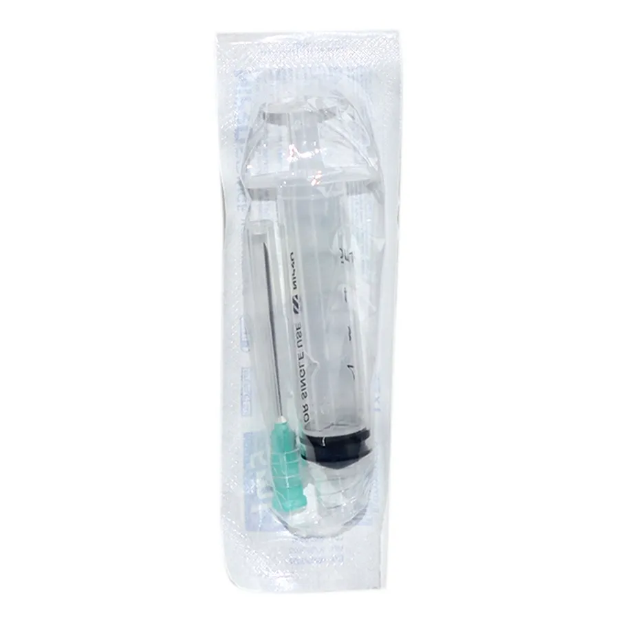 Jeringa 5 ml c/aguja #21