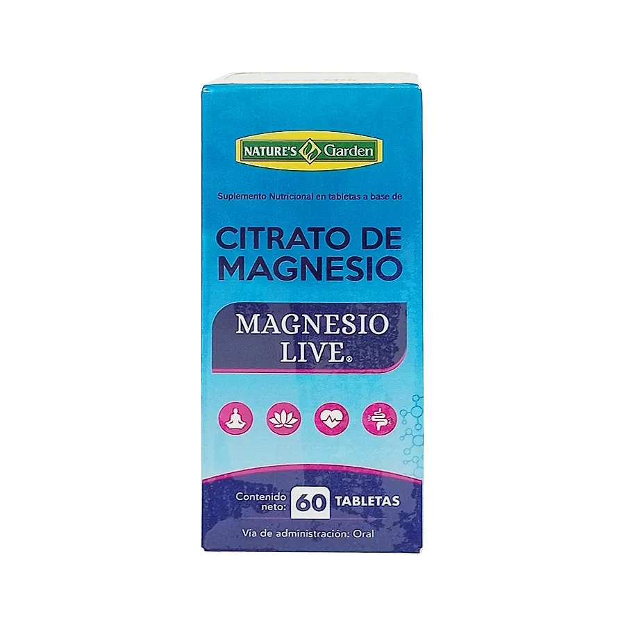 Citrato De Magnesio Frasco x 60 Tabletas