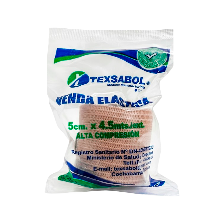 VENDA ELASTICA 5CM X 12 UNID.
