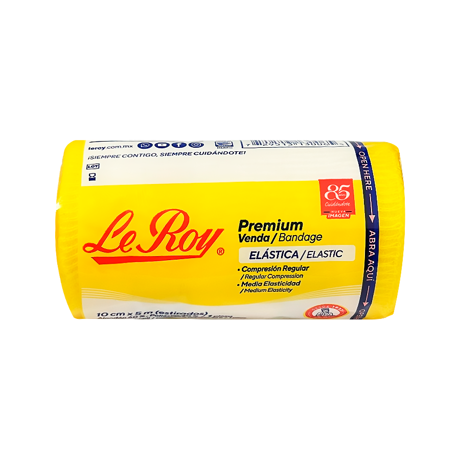 Venda Elastica Le Roy 10 cm x 5mt