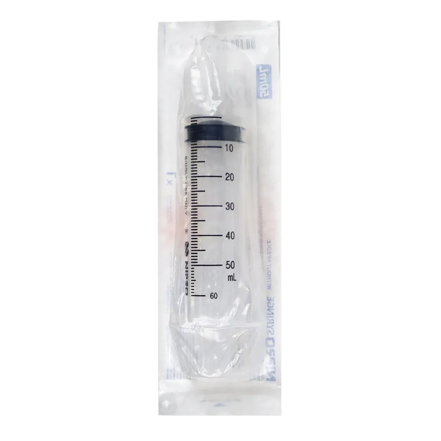 Jeringa Descartable 50/60Ml  Punta Larga-Lavaje