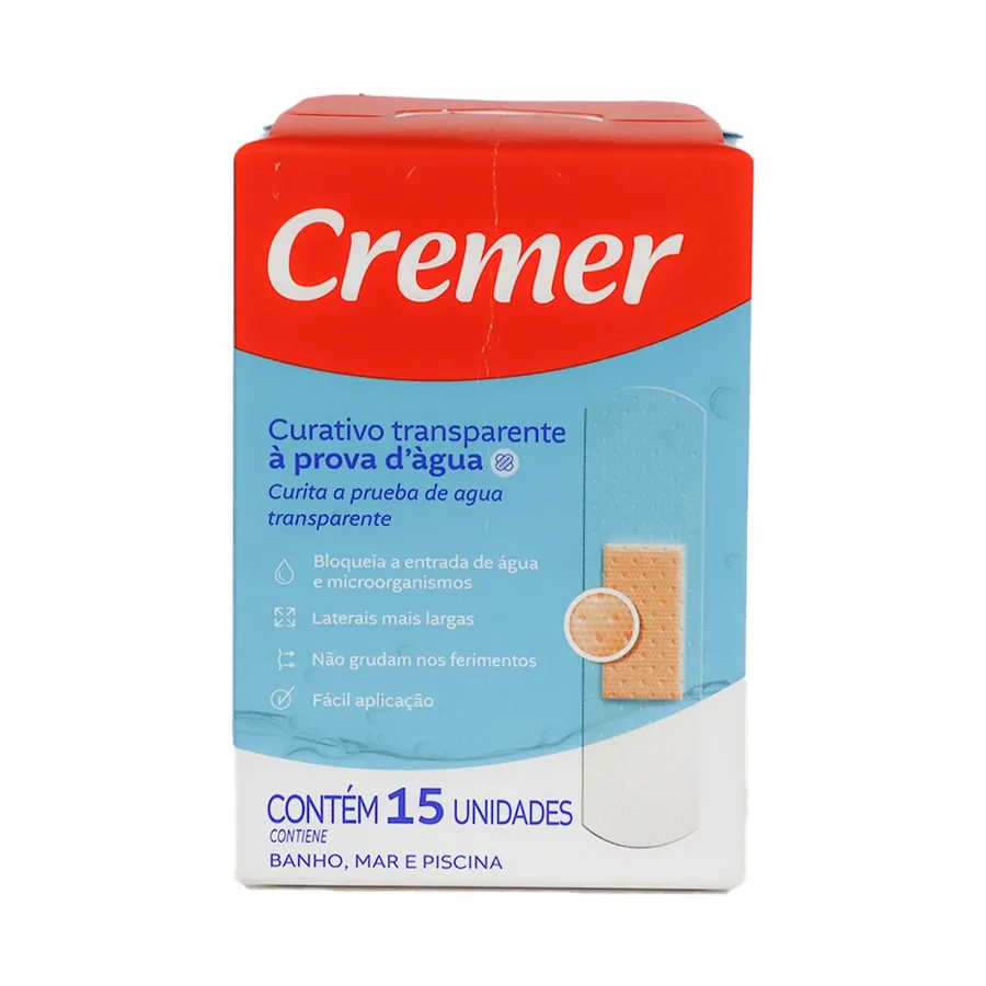 Curita Cremer Prueba De Agua Caja x 15 Unidades