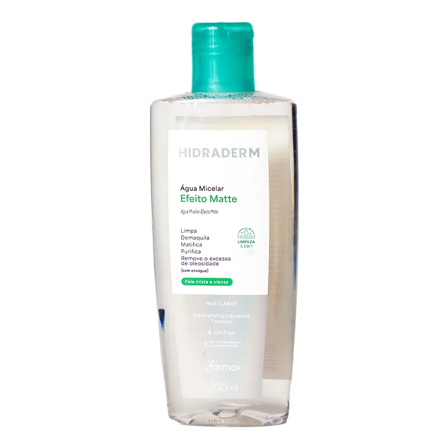 Agua Micelar Hidraderm Mate 200 ml