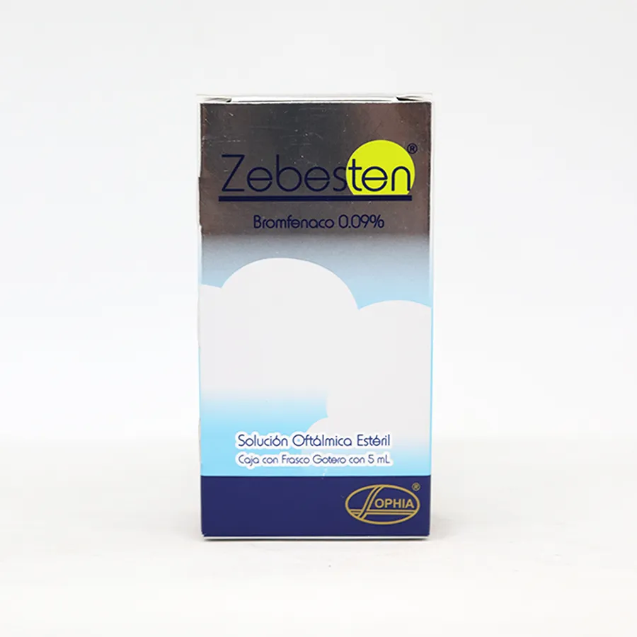 Zebesten 0.09% colirio x 5 ml Bromfenaco