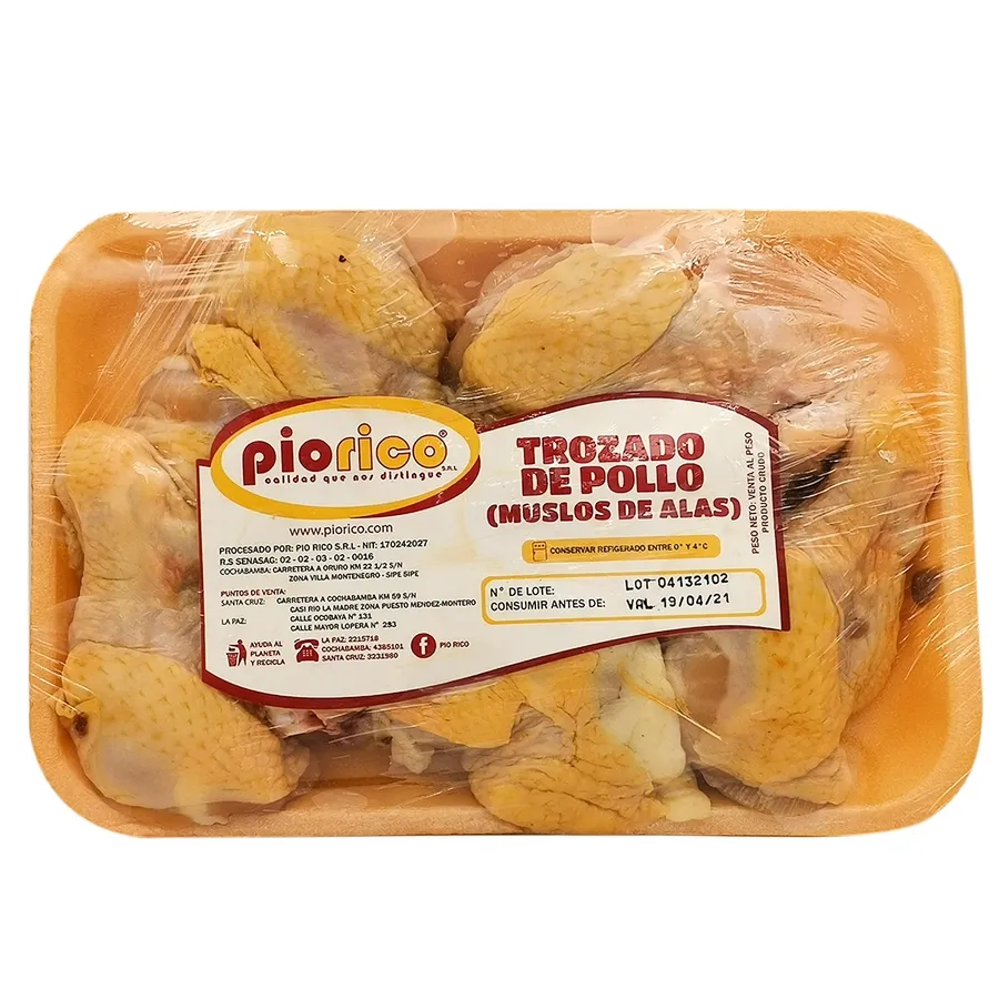 Pio Rico Muslo de Pollo Pio Rico kg | HIPERMAXI JUAN DE LA ROSA | Hipermaxi