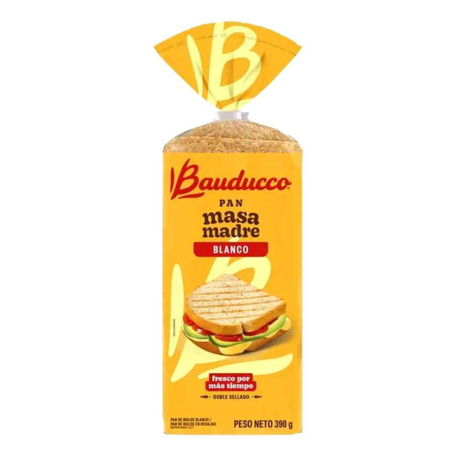 Pan Roca Pan Blanco Bauducco 390 gr | HIPERMAXI ROCA Y CORONADO | Hipermaxi