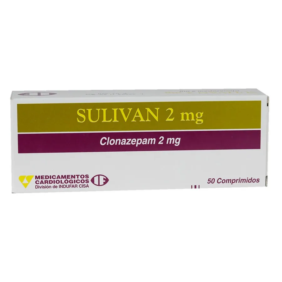 Sulivan 2 mg X Comp. Clonazepam (Psico)