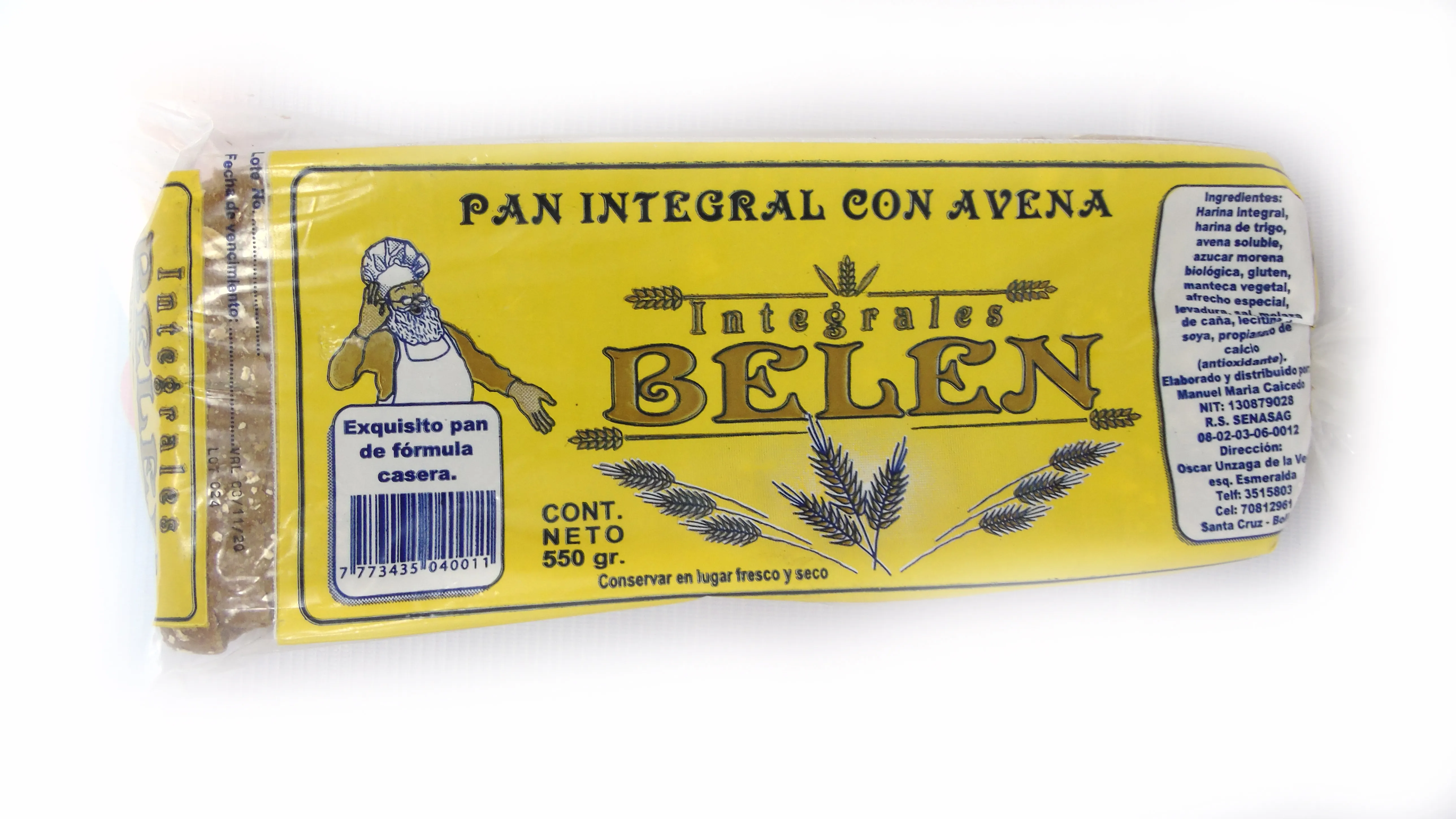Pan Roca Pan Molde Integral Belen Avena Azucar 600 gr | HIPERMAXI ROCA Y ...