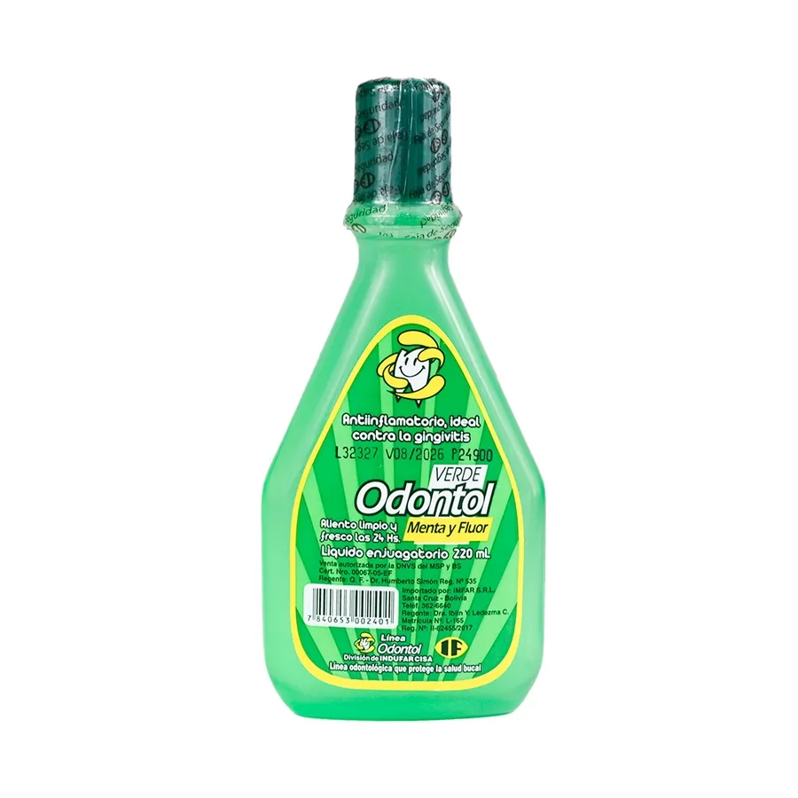 Odontol Verde Enjuague Bucal x 220 ml