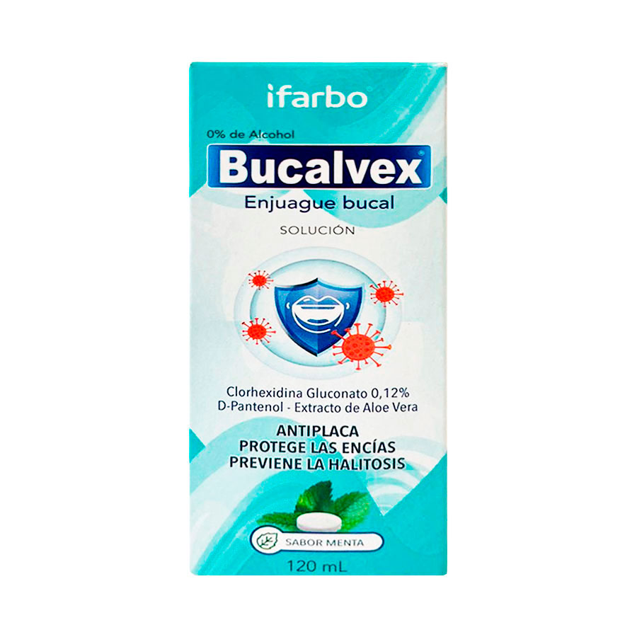 Bucalvex Enjuague Bucal Clorhexidina Fco. X 120 ml